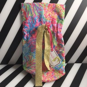 Lilly Pulitzer wine tote. New with tag. Featured in Ocean Jewels.